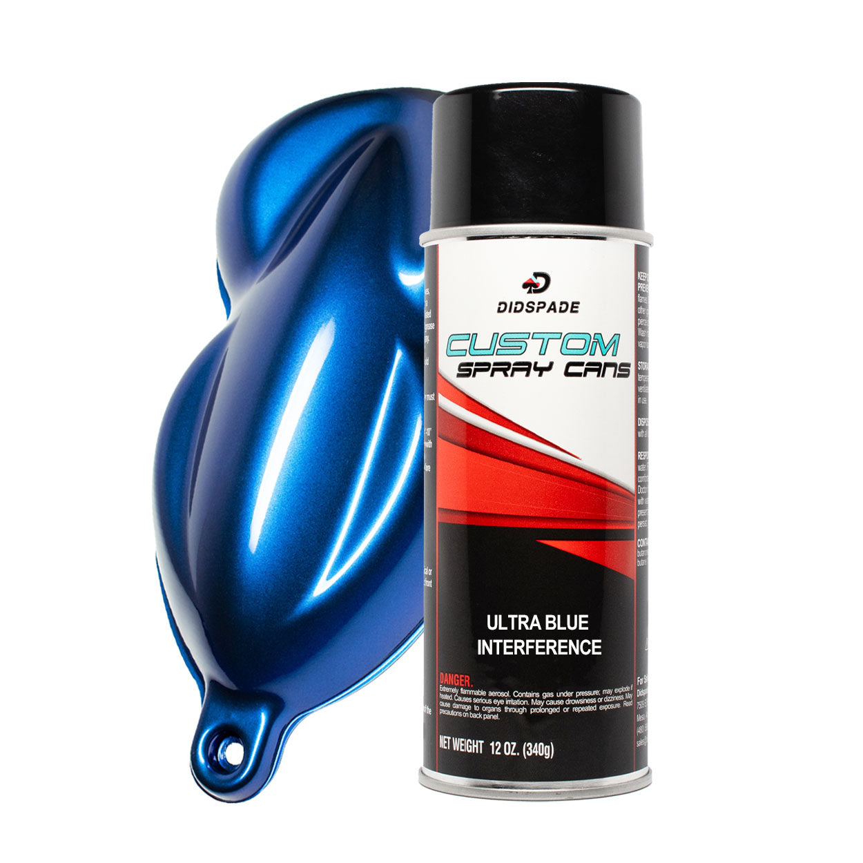 Ultra Blue Interference Spray Can - Didspade